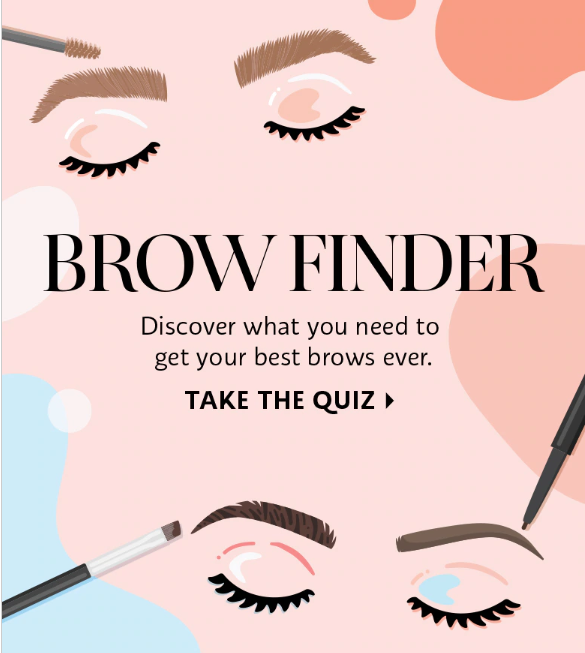 Sephora brow finder quiz Digital Marketing Example